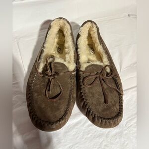 UGG Women's Brown Moccasin Slippers
